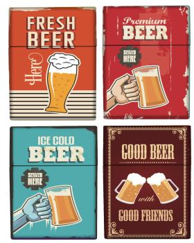 Preview: Zigarettenbox 85mm "Beer"
