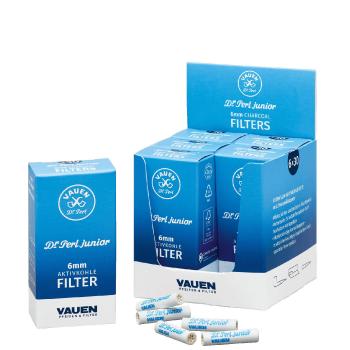 Dr.Perl Junior Aktivkohlefilter 6mm - 30Stk.