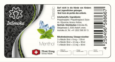 InSmoke Menthol 70ml
