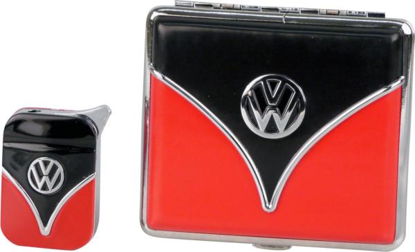 Zigarettenetui 85mm und Feuerzeug "VW"