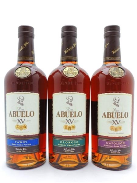 Ron Abuelo XV Finish Collection Set 3x20cl
